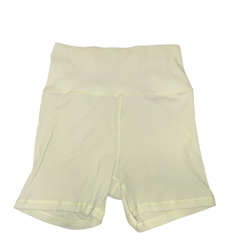 Offline By Aerie ribbed Yellow Bike Shorts Women’s Sz L